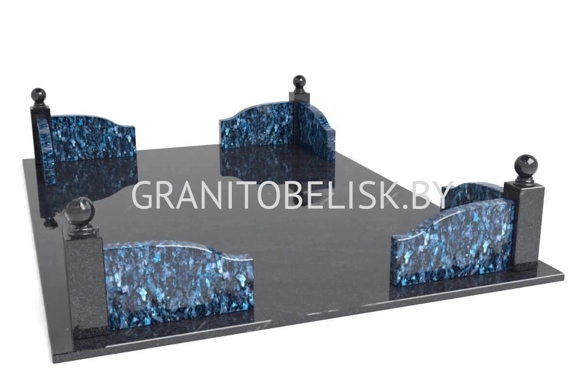 Гранитная ограда ГР 8