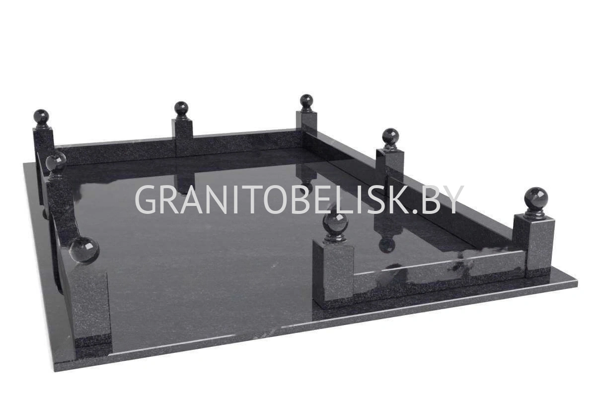 Гранитная ограда ГР 2