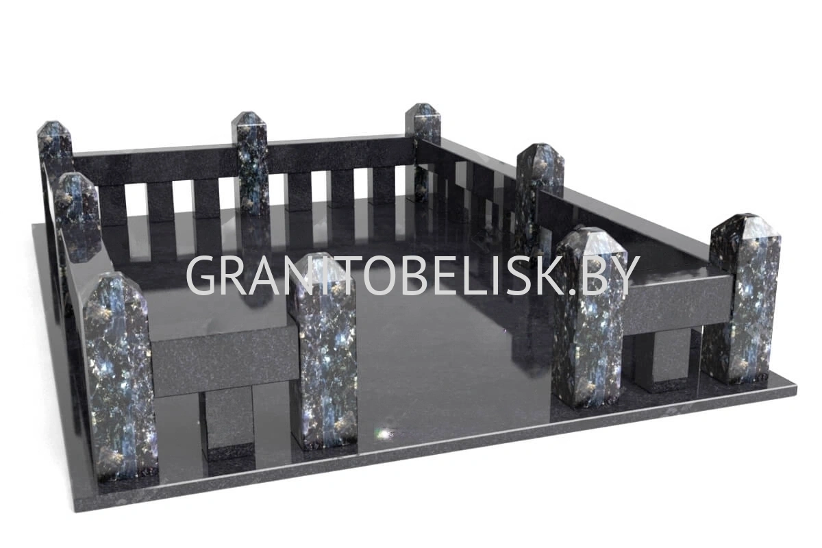 Гранитная ограда ГР 18