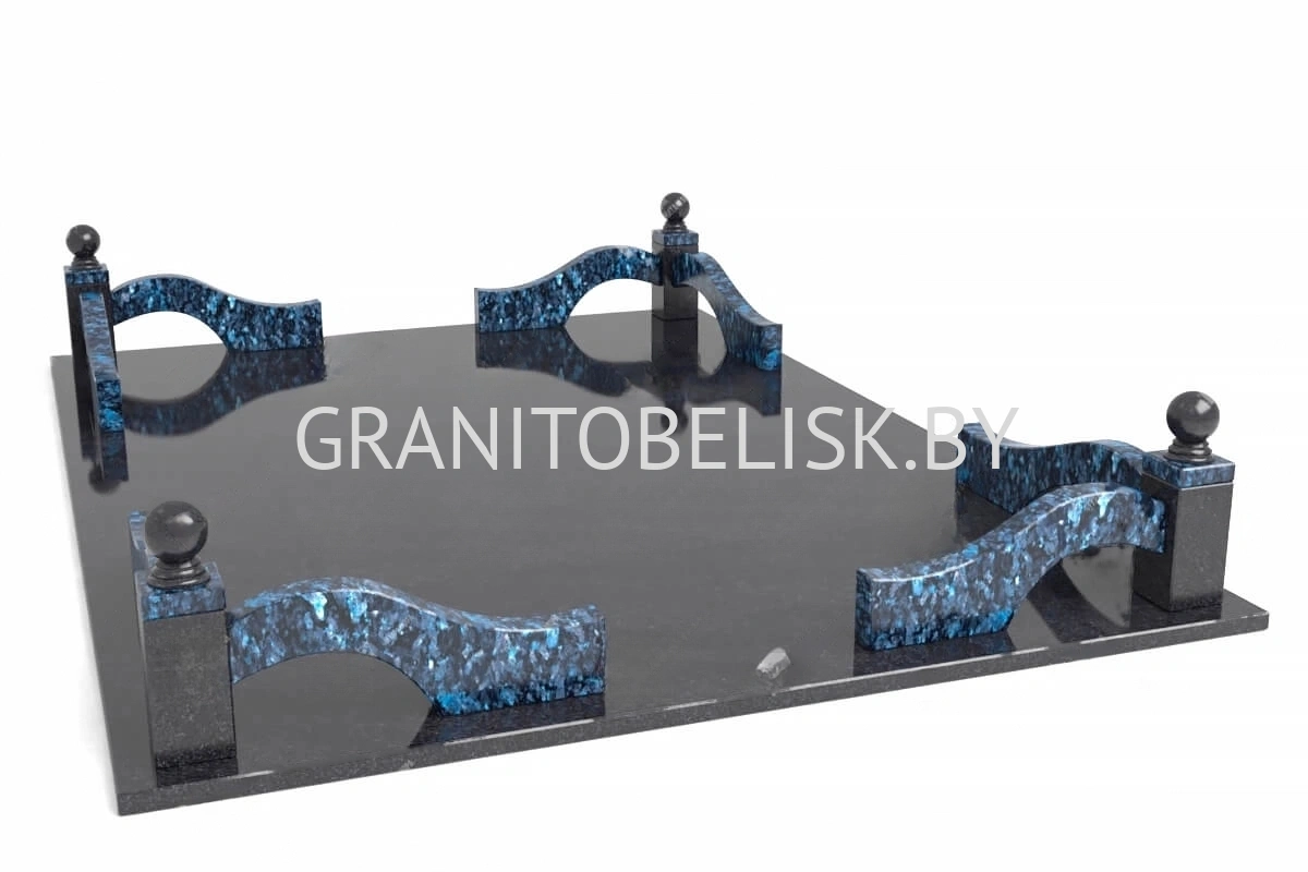 Гранитная ограда ГР 19